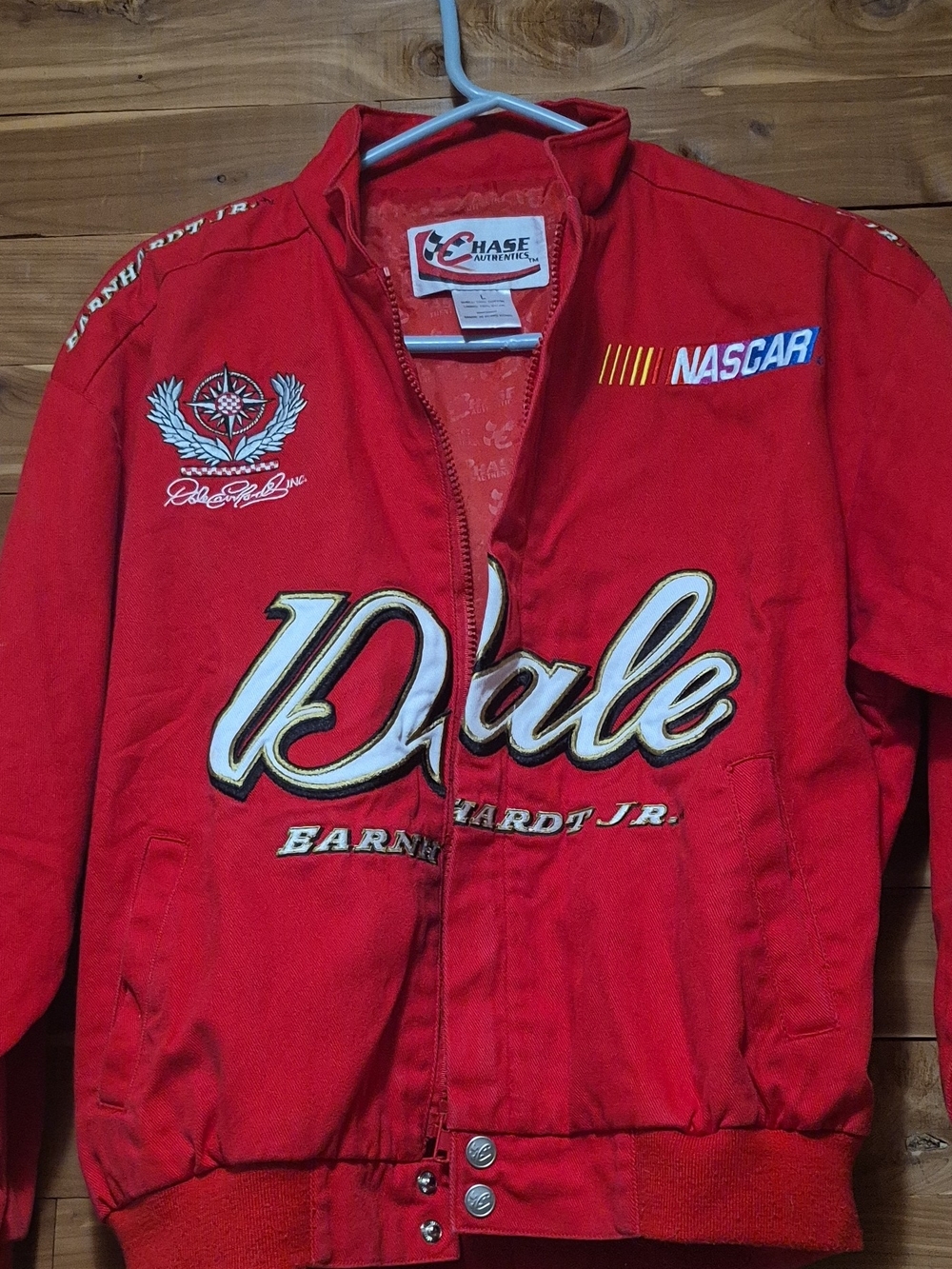 Chase Authentics Dale Earnhardt Jr. Red NASCAR Jacket